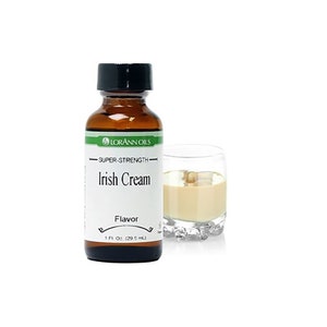 IRISH CREAM Super Strength Flavor, 1 oz by LorAnn, Ideal for Frosting