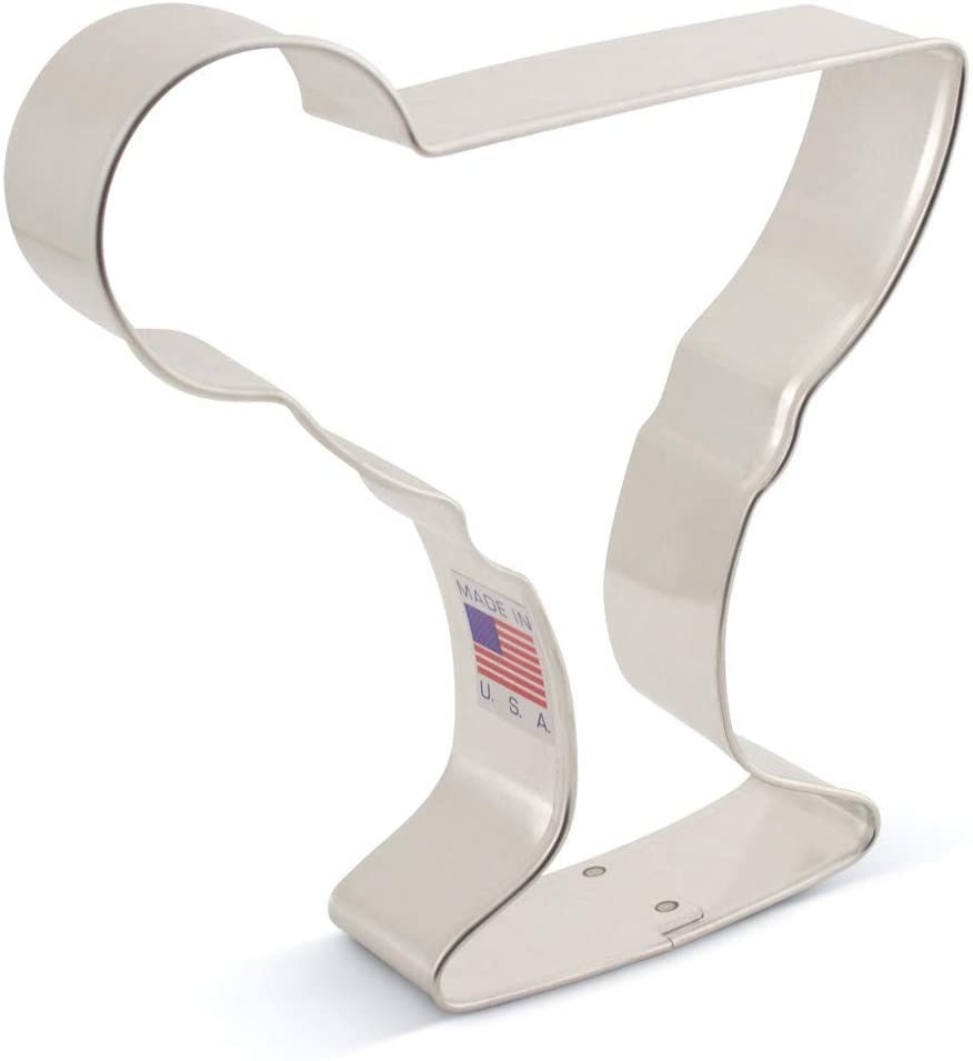 MARGARITA Glass Metal Cookie Cutter 4.25 Inch by Ann Clark Etsy