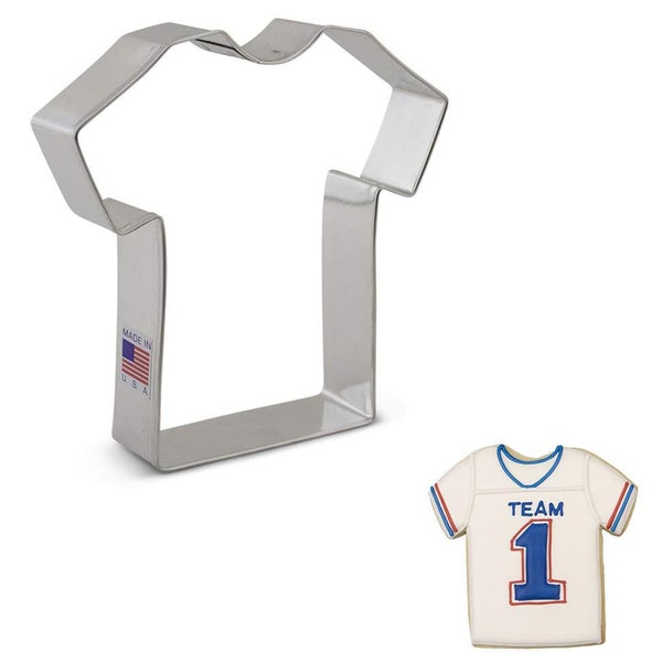 T-SHIRT / SPORTS JERSEY / Medical Scrub Metal Cookie Cutter - Ann Clark - 4.4 Inches