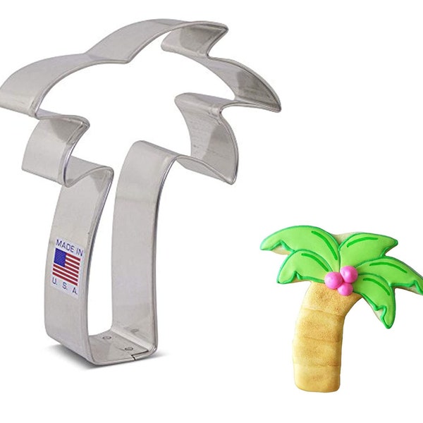 PALM TREE Metal Cookie Cutter - Ann Clark - 4 1/16 inch