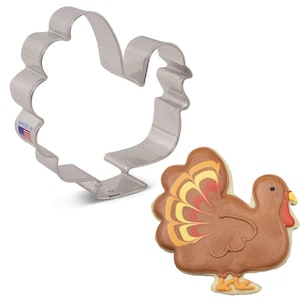 TURKEY Metal Cookie Cutter Ann Clark 3 5/8 inch image 1