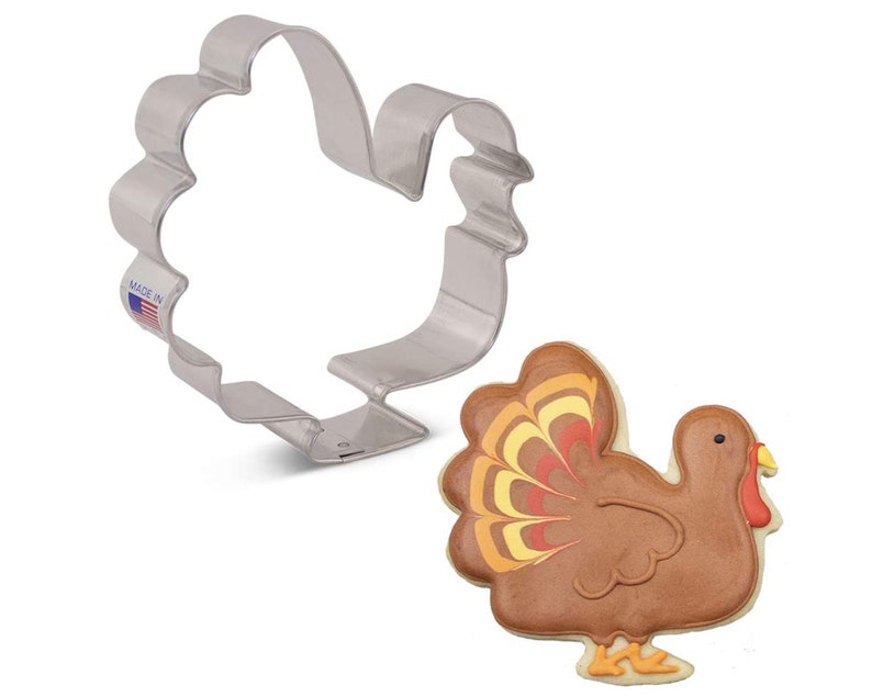 TURKEY Metal Cookie Cutter Ann Clark 3 5/8 inch image 1