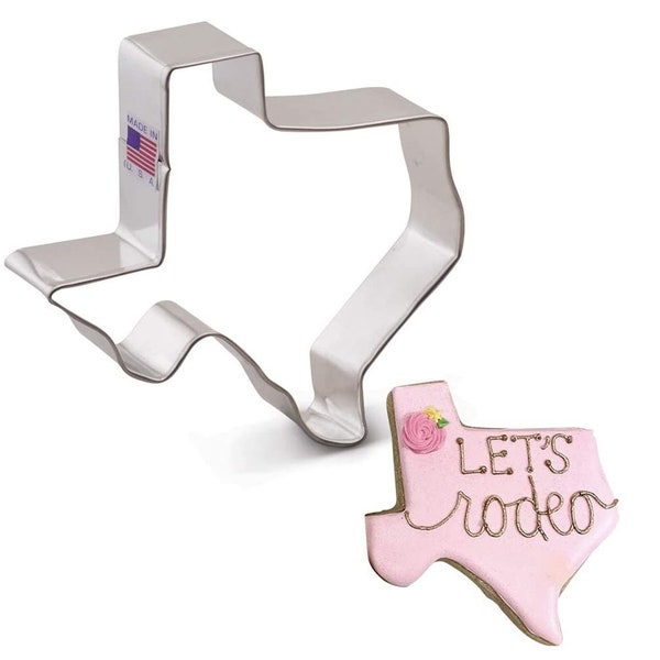 TEXAS STATE Metal Cookie Cutter - Ann Clark - LARGE 4.75 inch