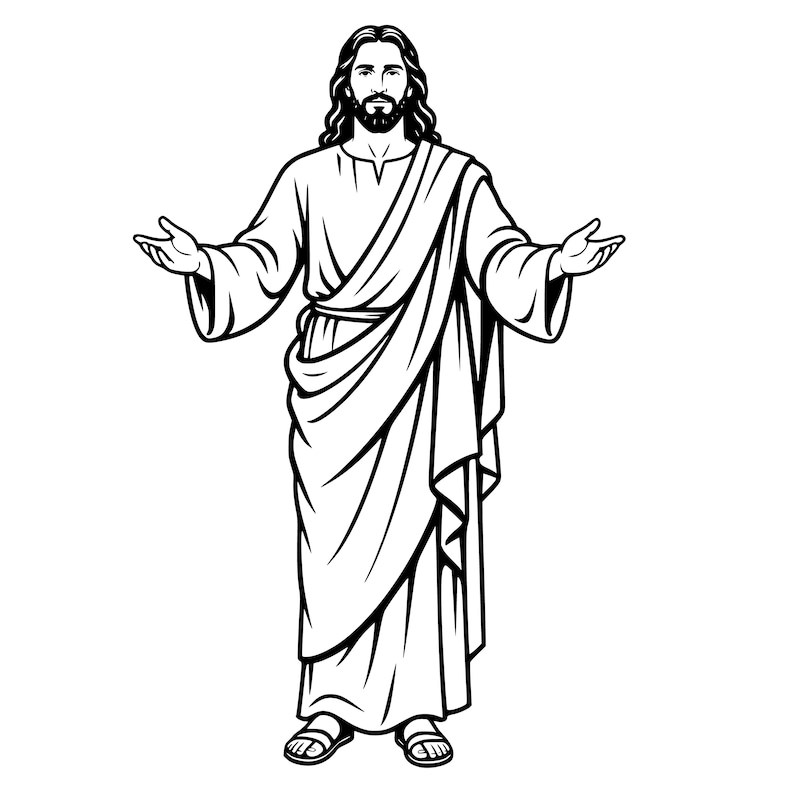 Jesus Christ Vector Clipart, Crown of Thorns SVG PDF PNG, Religious ...