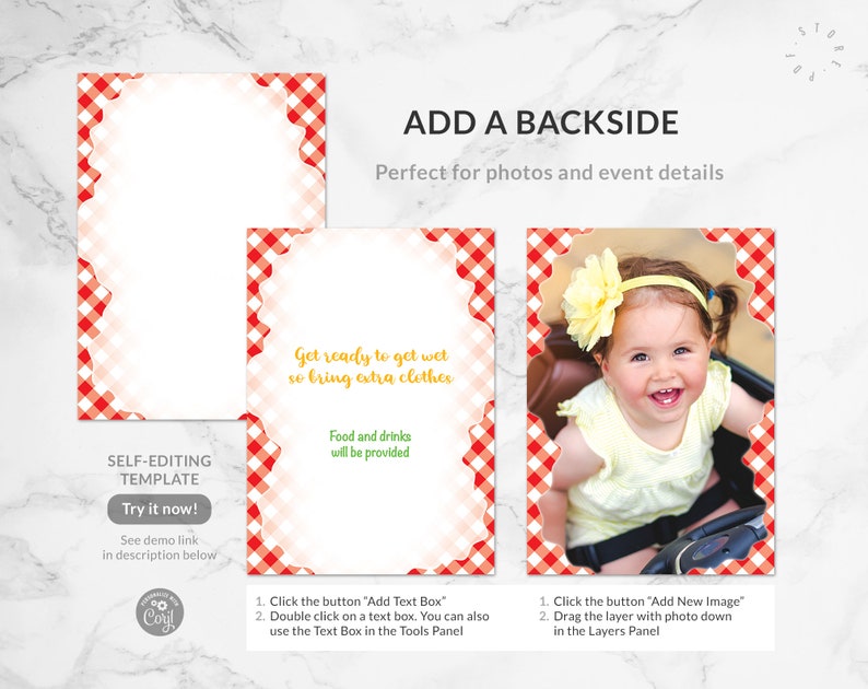 Pizza Party Editable Thank You Card First Birthday Girl Pizza Birthday Party Join Us for a Slice of Fun Italian Party Instant Download