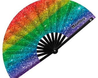 Rainbow Sparkles Fan