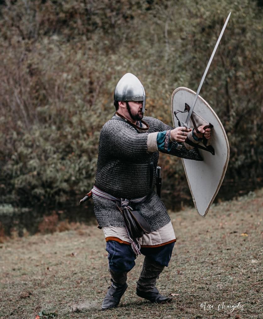 Kite Shield with Shield Boss Etsy