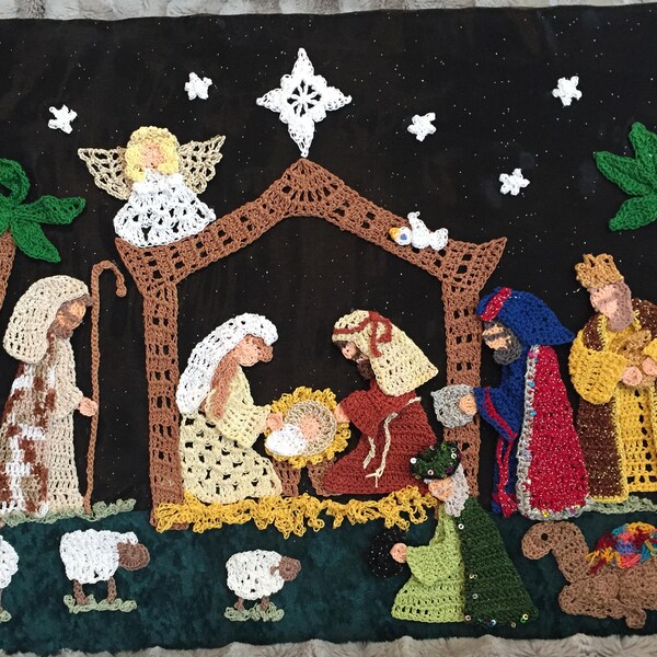 Crochet Nativity Etsy