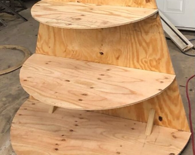 Christmas Tree Village Display Shelves Etsy