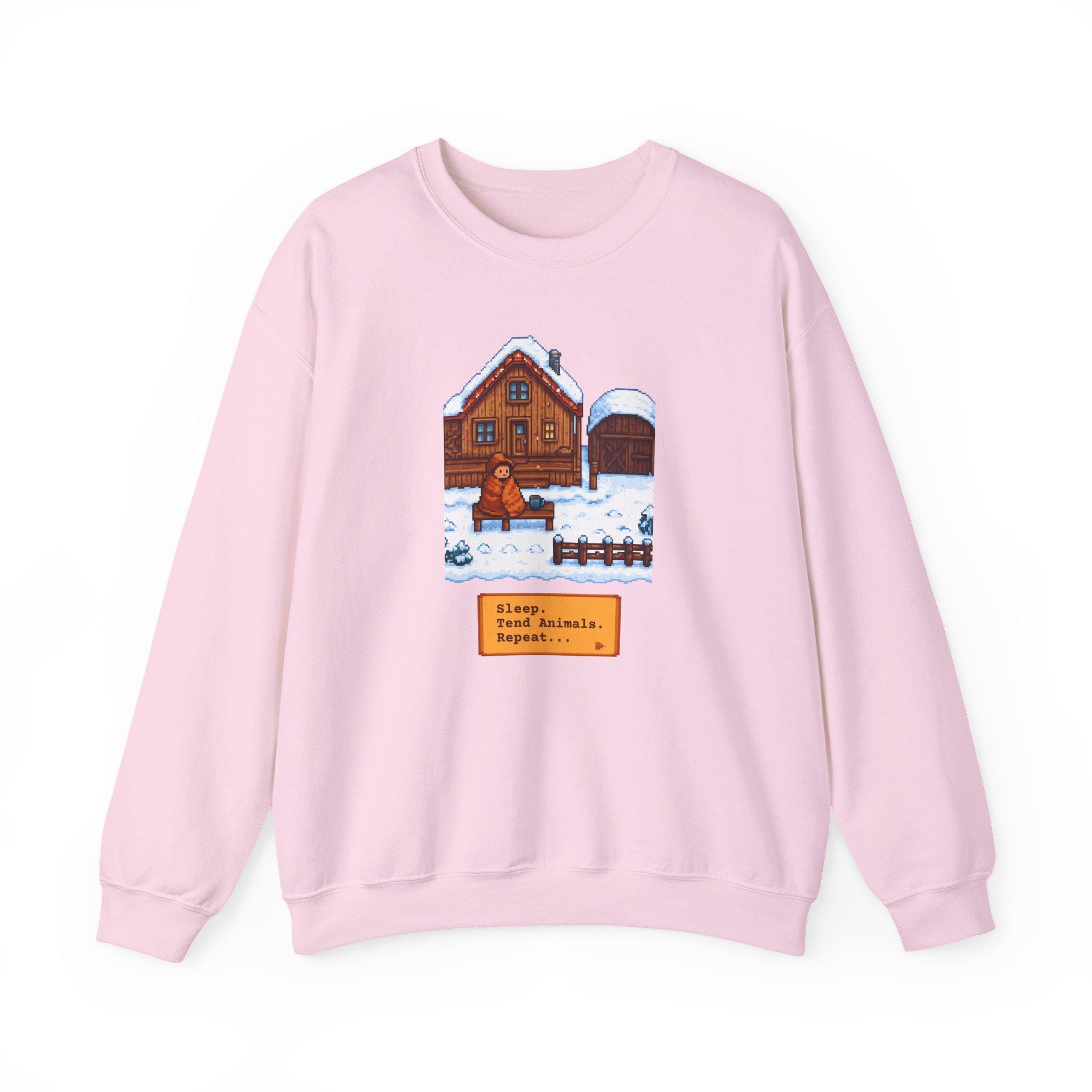 Stardew Valley Winter Graphic Sweatshirt, Farming Game Top - Image 10