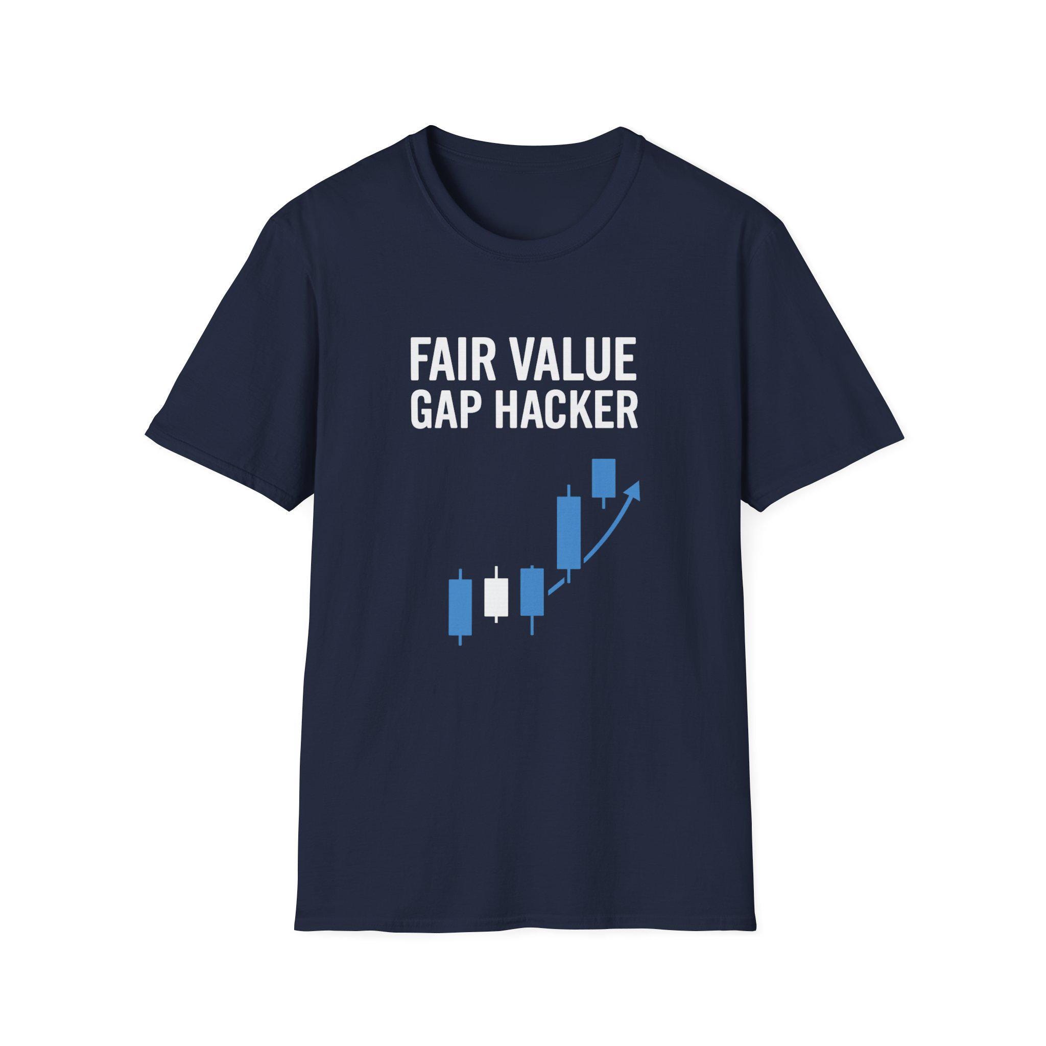 Fair Value Gap Hacker Unisex T-Shirt, Trendy Trader Gift - Image 10
