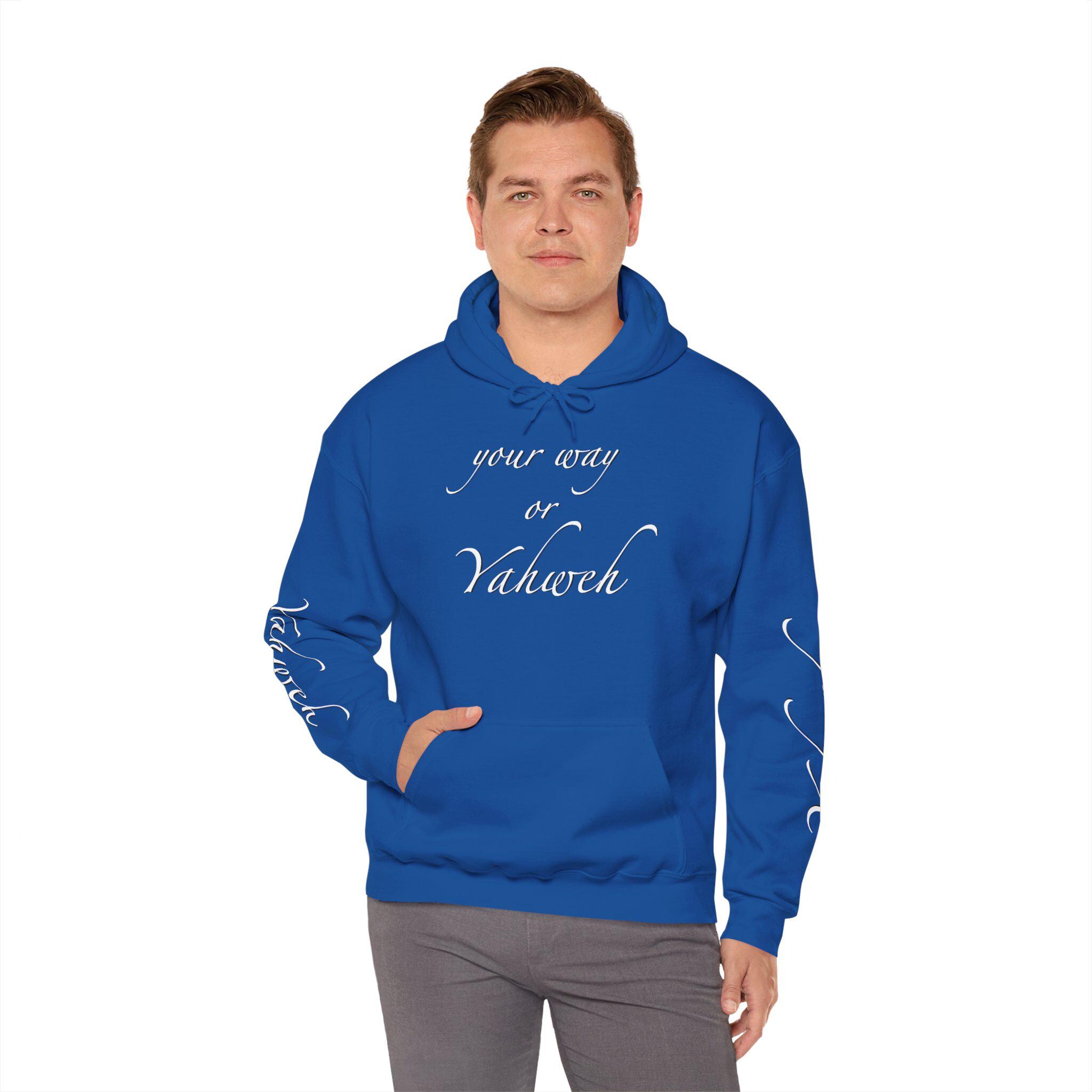 Your Way or Yahweh Hoodie: Christian Faith Streetwear, Unisex Bible Verse Sweatshirt - Image 6