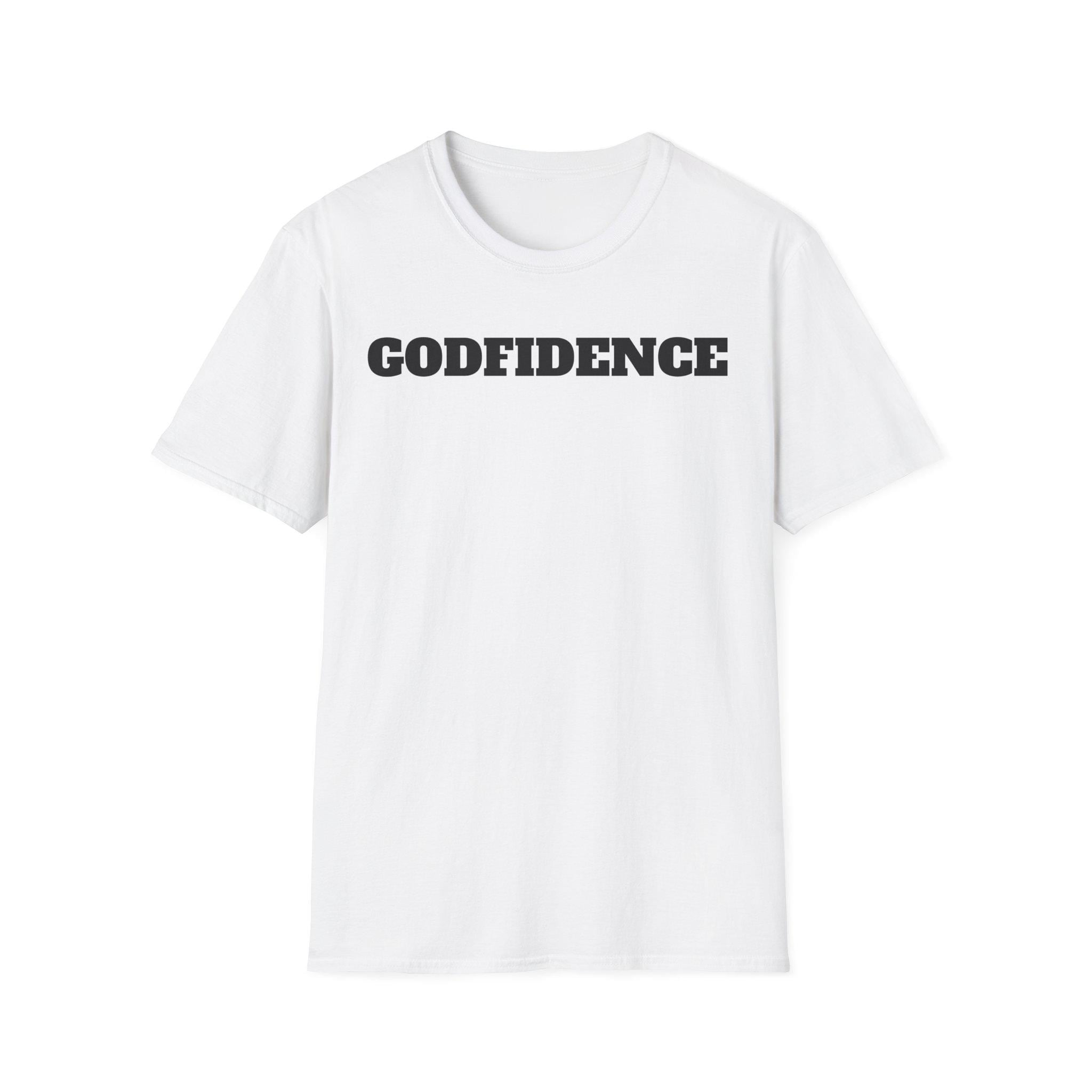 Godfidence Unisex Softstyle T-Shirt, Christian Tee, Inspirational Shirt, Religious Gift, Faith Apparel - Image 1