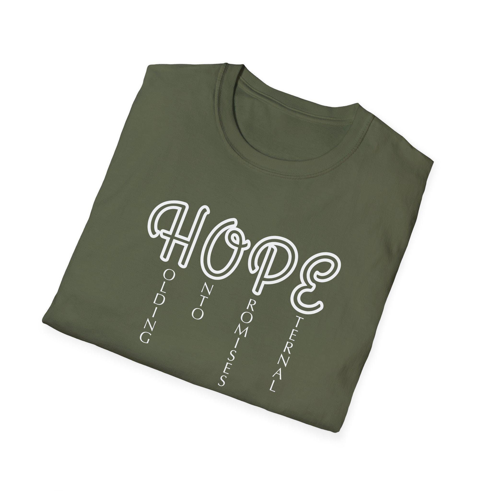 HOPE Christian acrostic, Holding onto Promises Eternal T-Shirt - Image 5
