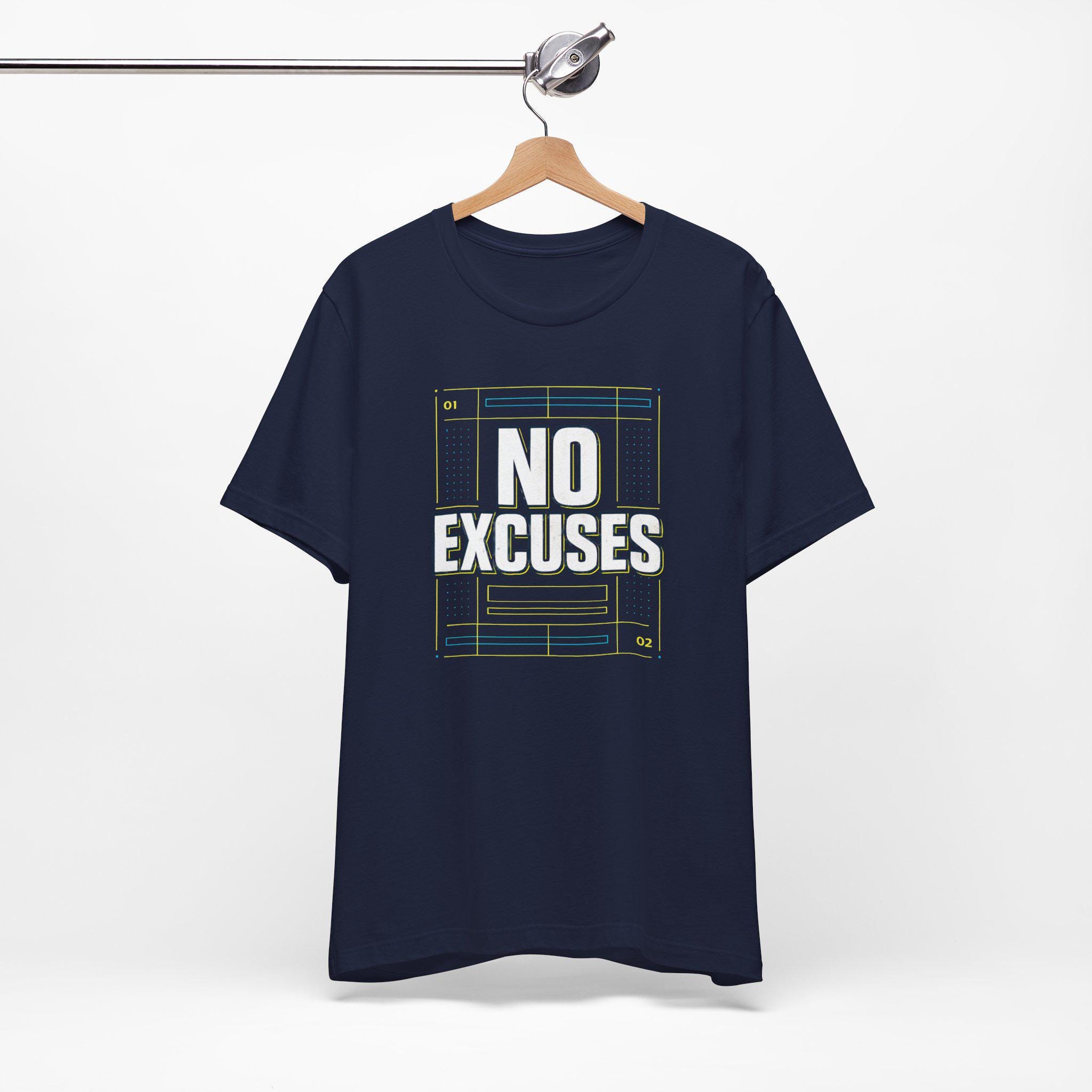 No Excuses Winter Arc Challenge Tee | Fitness Motivational Workout Shirt - Image 6