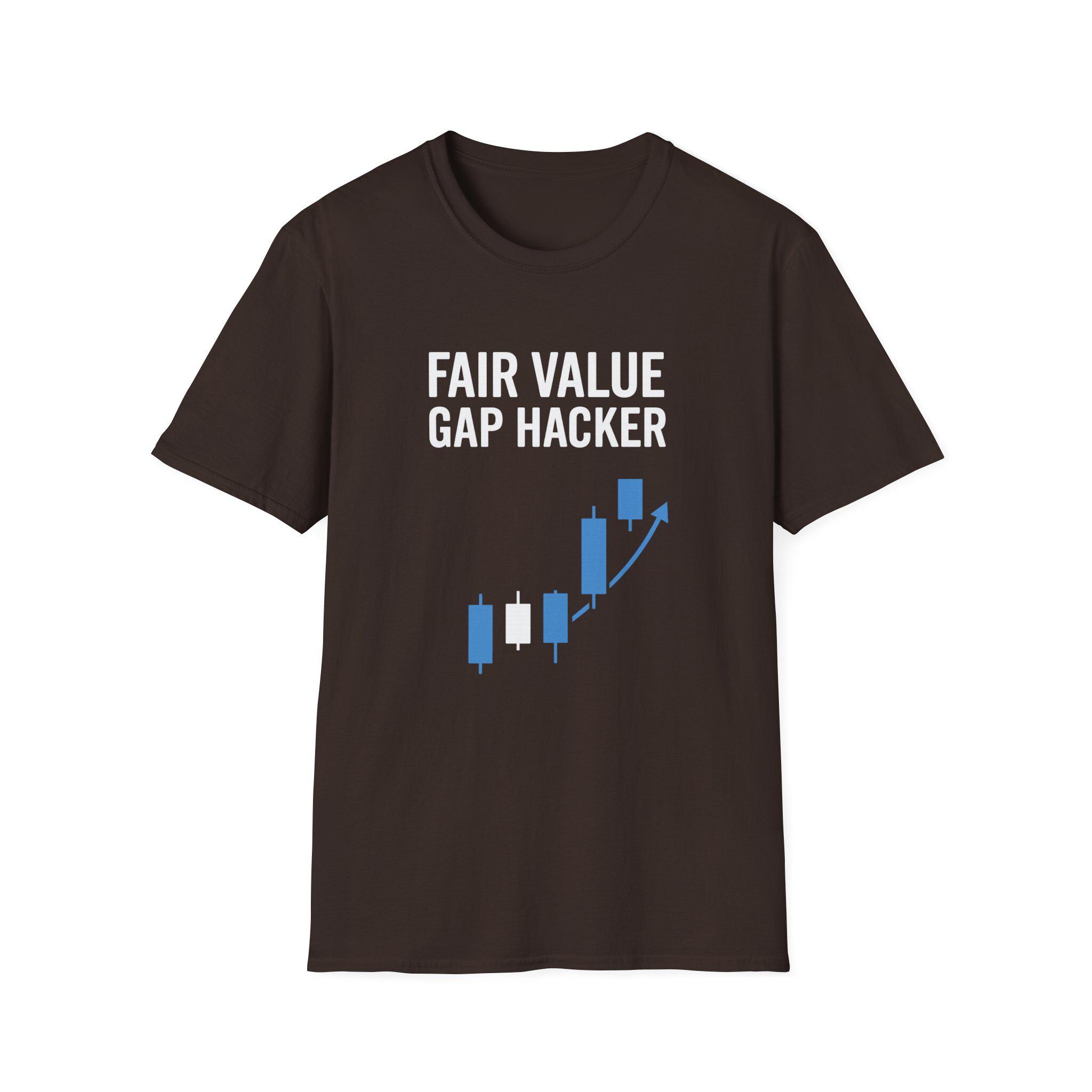 Fair Value Gap Hacker Unisex T-Shirt, Trendy Trader Gift - Image 8