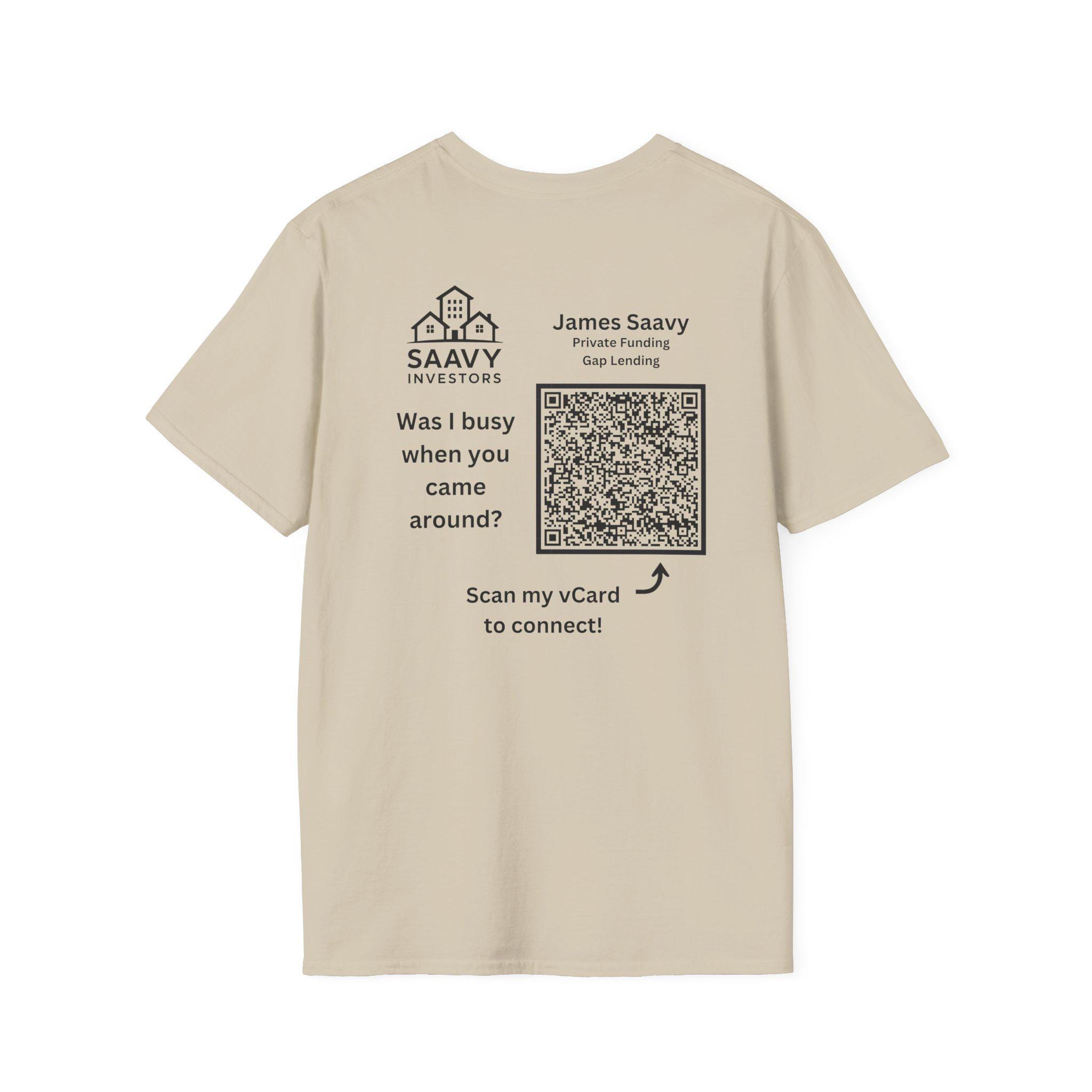 QR Code vCard Networking T-Shirt | Scan to Save Contact - Image 9