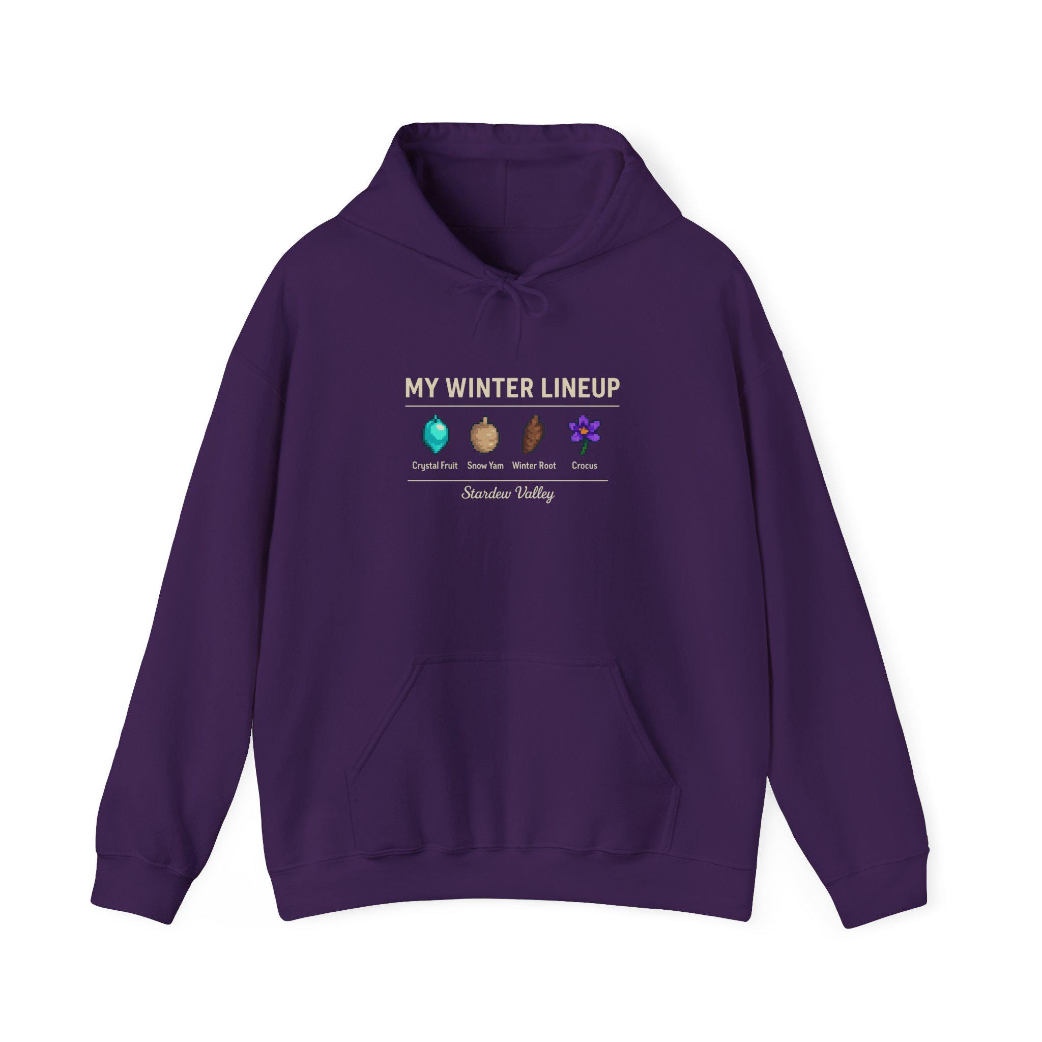 Stardew Valley Winter Lineup Hoodie – Cozy Gamer Apparel - Image 6