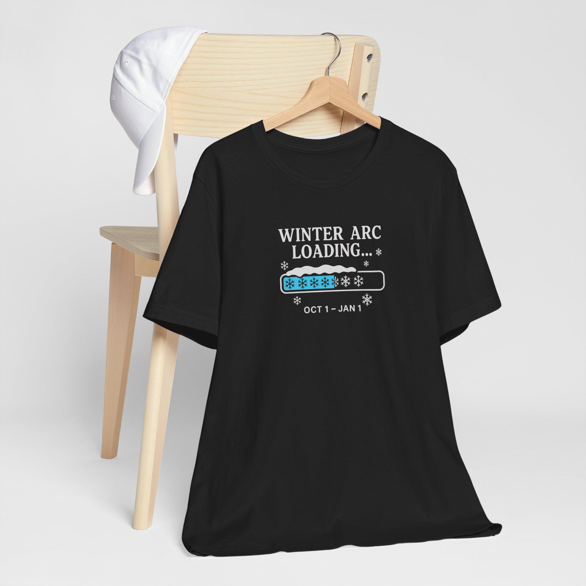 Winter Arc Loading Graphic Tee | Seasonal Countdown Shirt - Image 2