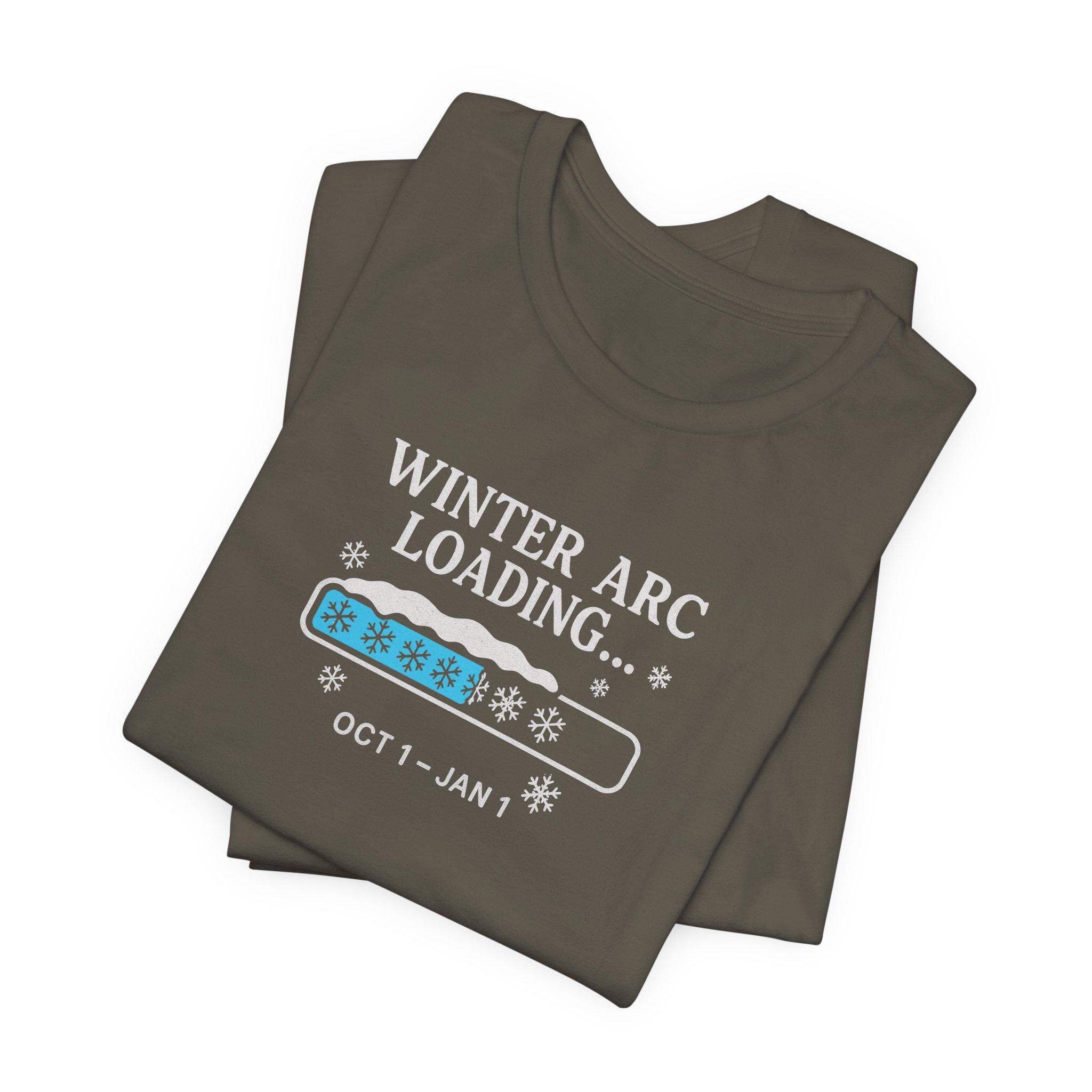Winter Arc Loading Graphic Tee | Seasonal Countdown Shirt - Image 5