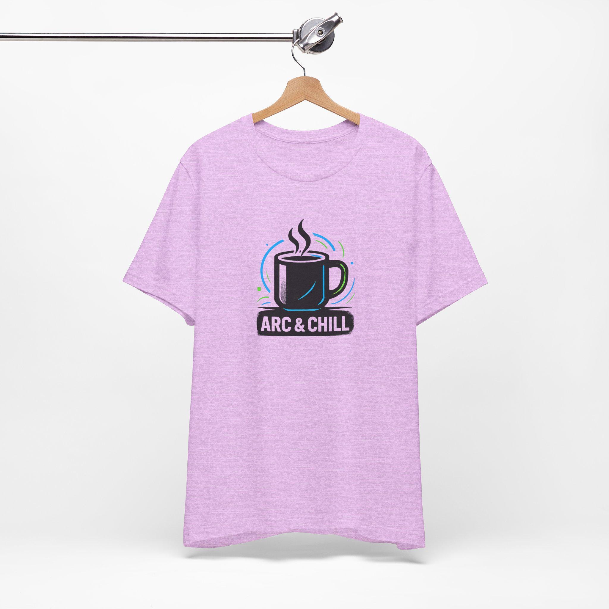 Arc & Chill Warm Winter Cup Design T-Shirt | Fitness Shirt - Image 6