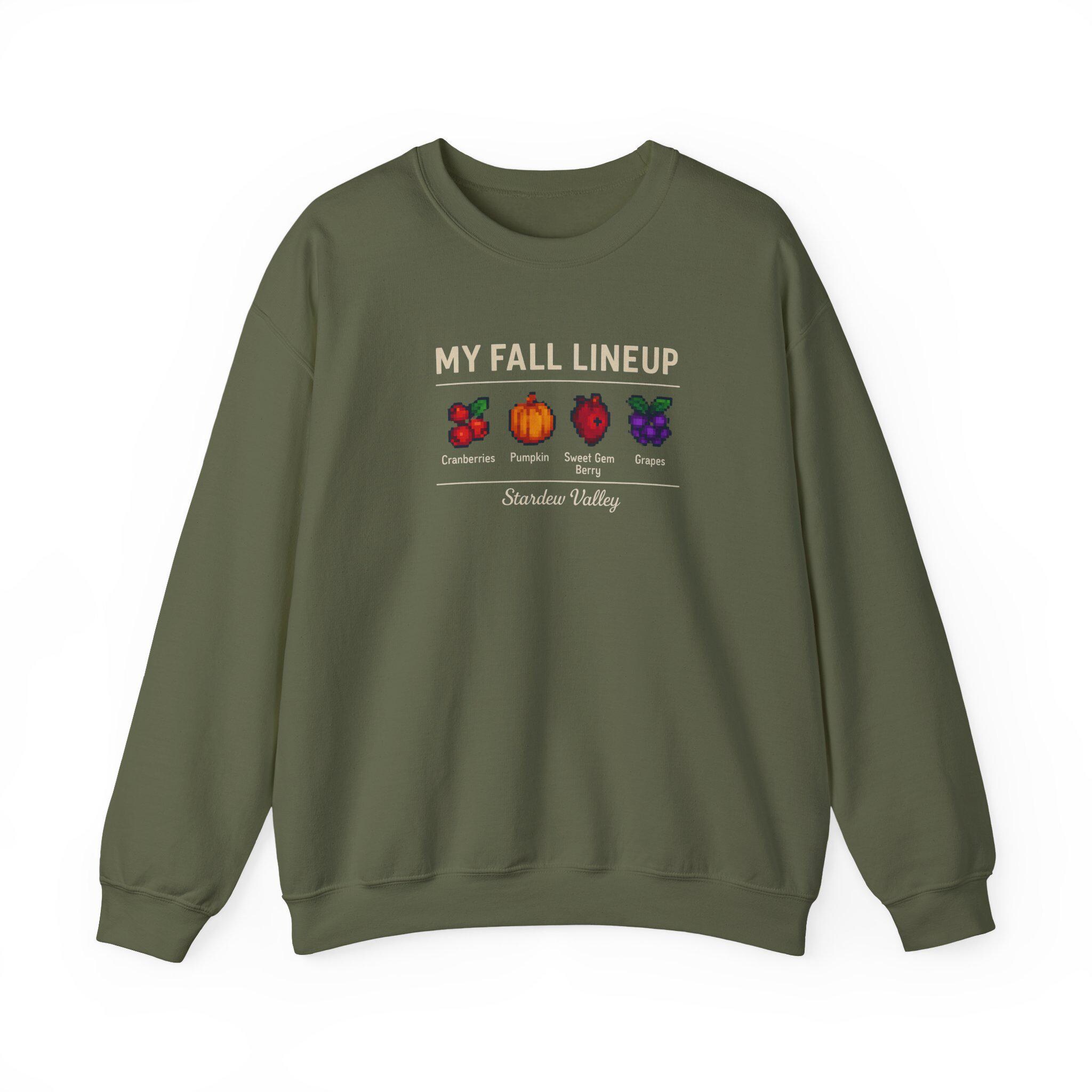 Stardew Valley Fall Lineup Sweatshirt – Cozy Gamer Crewneck - Image 8