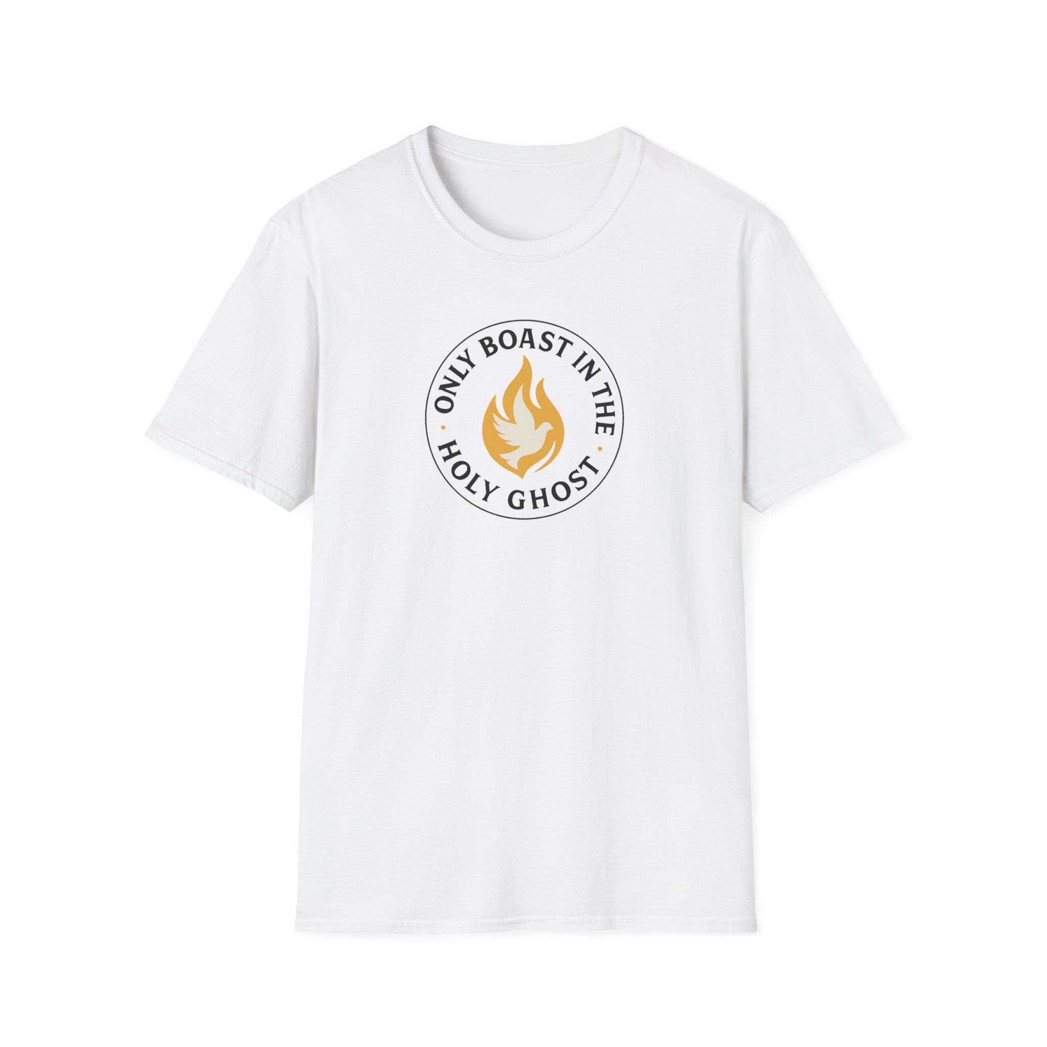 Only Boast in the Holy Ghost Christian T-Shirt | Faith Scripture Tee - Image 7