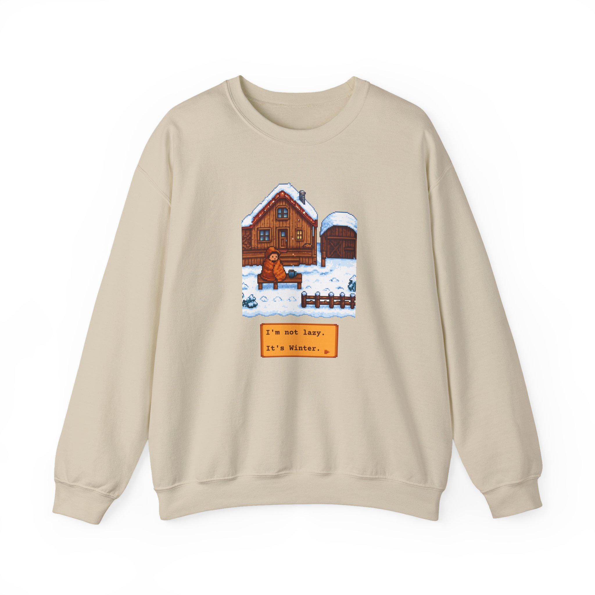 Stardew Valley Winter Graphic Sweatshirt, Farming Game Top - Image 5