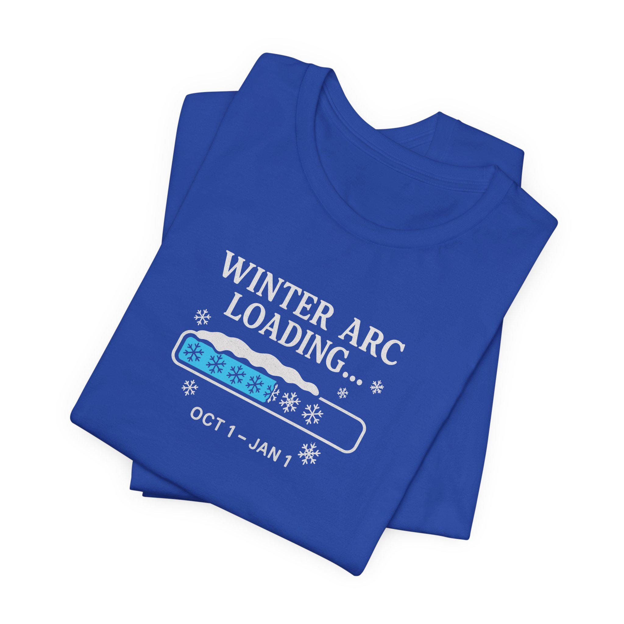 Winter Arc Loading Graphic Tee | Seasonal Countdown Shirt - Image 8
