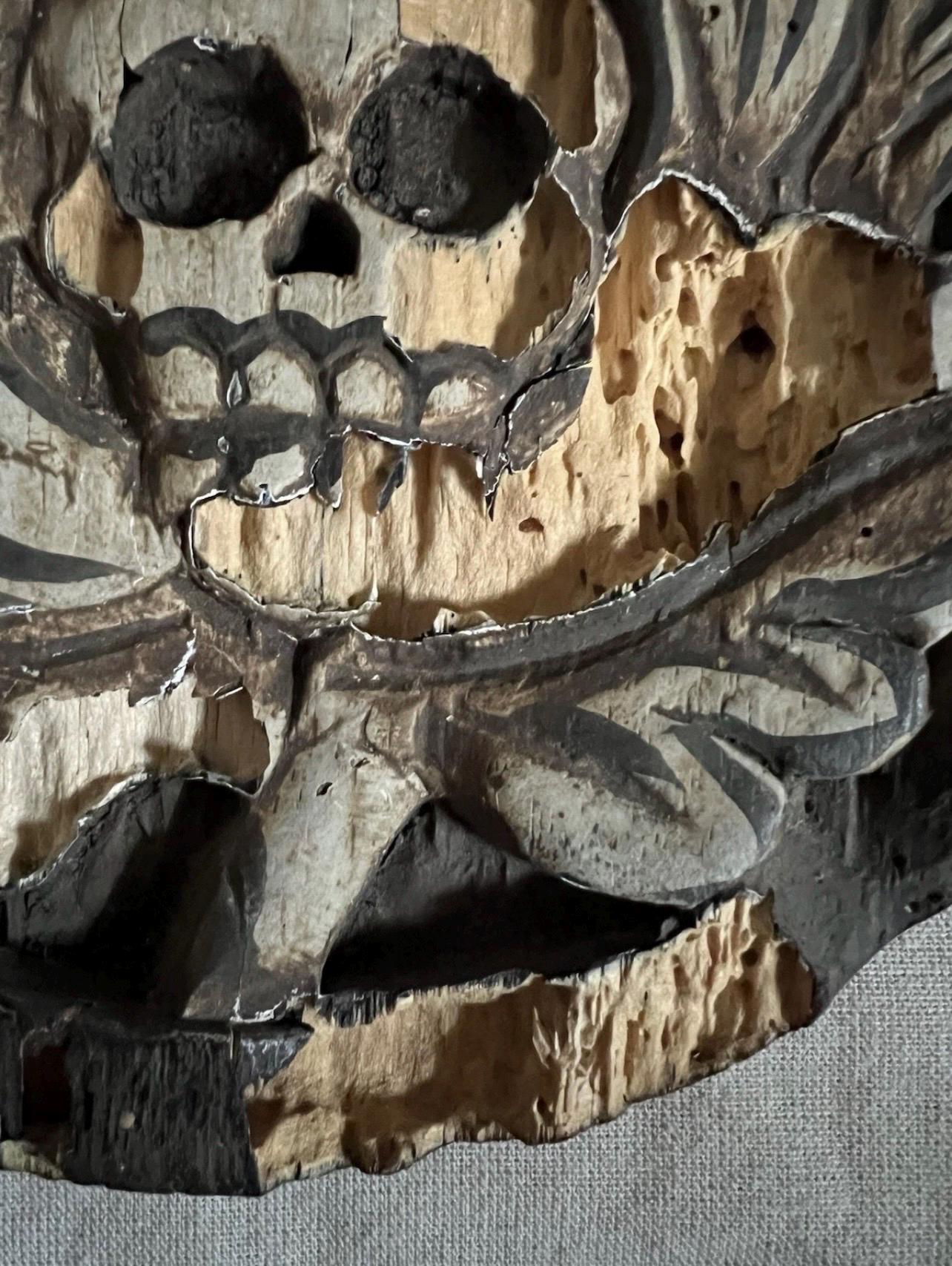 Rare Memento Mori Skull Plaque From France - Etsy