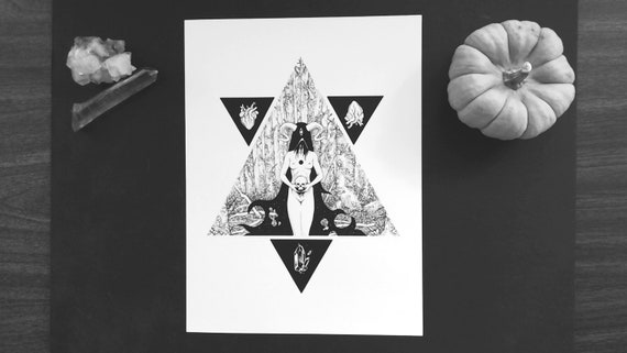 Black Magic Witchcraft Art Print Occult Art Print Wiccan Art Print Wall Art Magic  Tumblr Aesthetic Goth - Etsy Canada