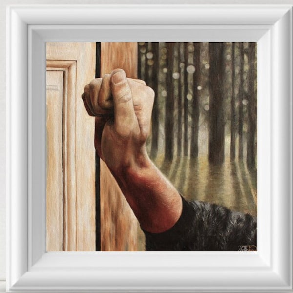 Jesus Knocking Door - Etsy