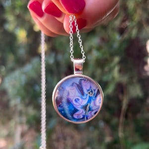 ÖLGEMÄLDE Fee auf Ahornblatt mit Schmetterlingsmalerei im Weltraum ORIGINAL von Noelle Perry betitelt ""Guided""/ Stellar Fantasy Art."