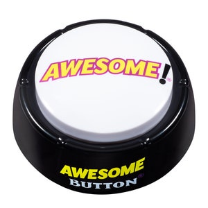 The Original Awesome Button - Before Collecting the rest, Collect the Best! - Premium batteries and collector sticker included
