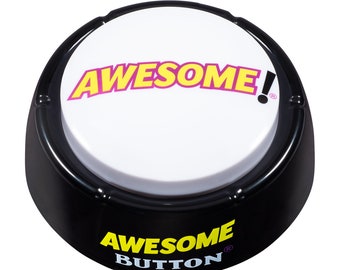 The Original Awesome Button - Before Collecting the rest, Collect the Best! - Premium batteries and collector sticker included