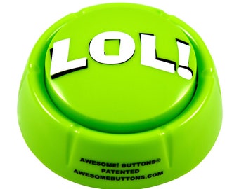 LOL Button Original, The Hilariously Fun and Unique Desk Toy. An Upbeat Reminder for Kids to Laugh!