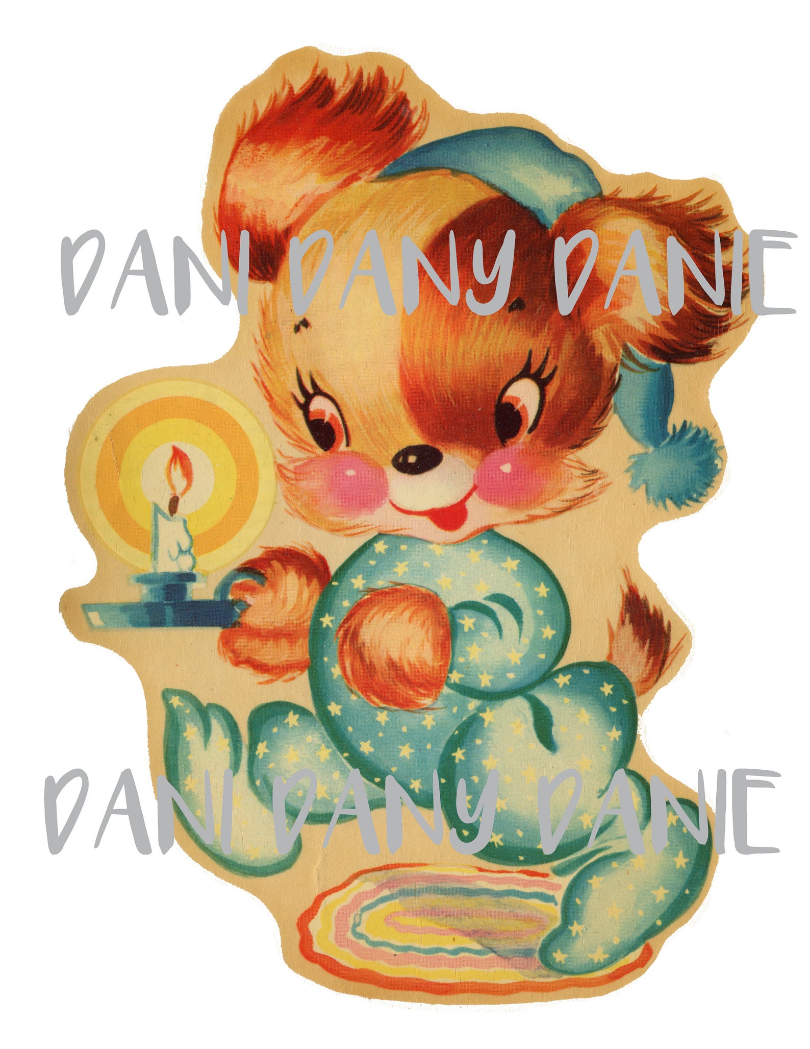 Digital Vintage Retro Baby Animal Printable Paper Two - Etsy