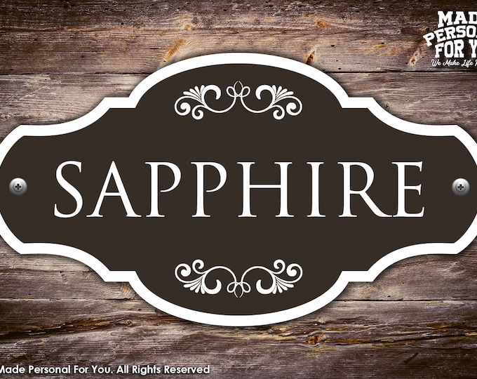 Featured listing image: Horse Stall Name Plate. Laser Engraved Personalization. Vintage Design