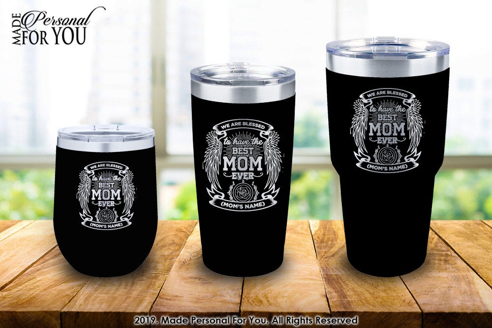 Funny Mom Tumbler Motherhood Is Like A Walk In The Park Laser Etched 30oz  Stainless Steel Tumbler