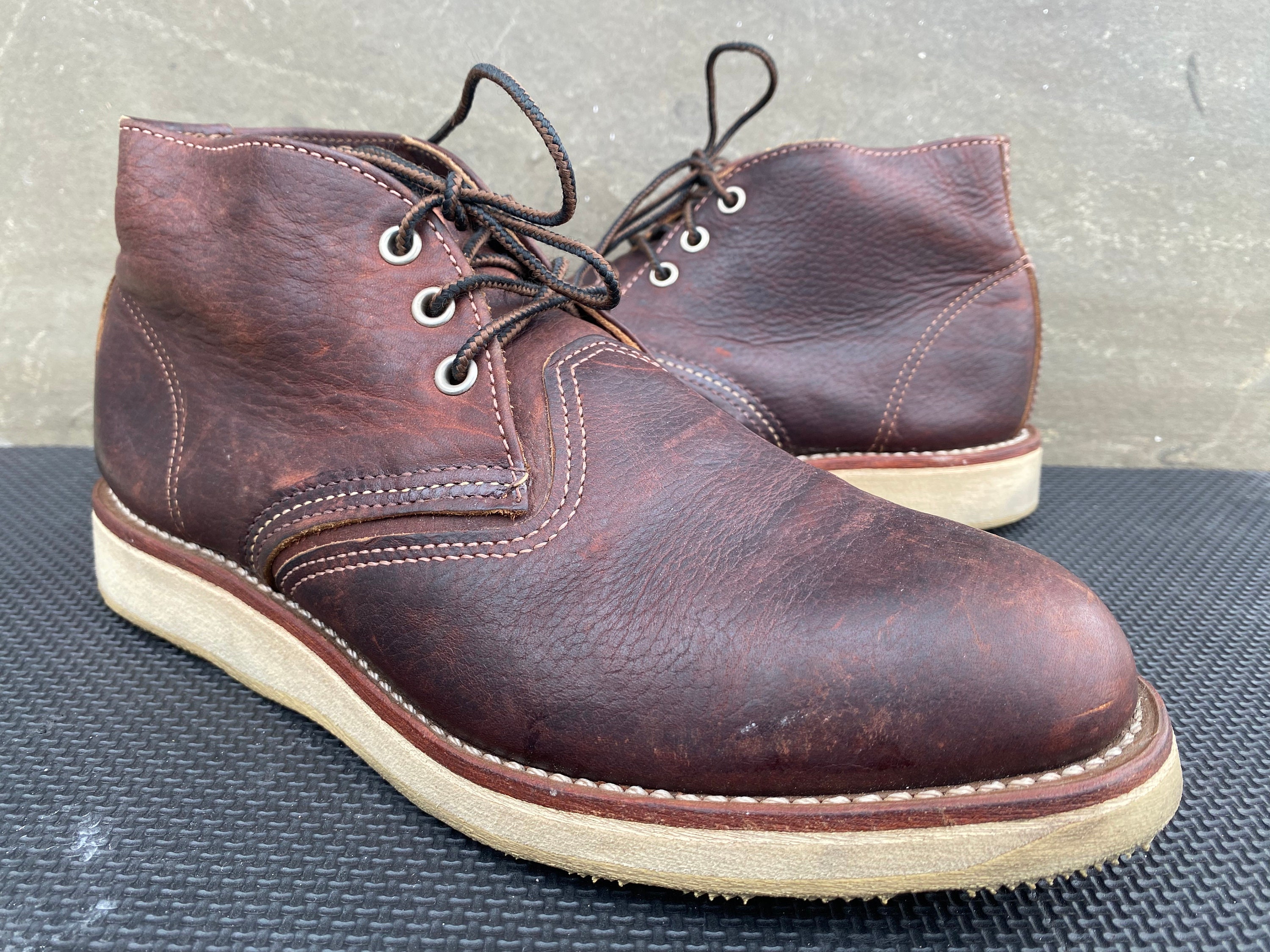 Red Wing 3141 Work Chukka Briar Oil Slick Leather Boots Red Wing 3141 Work Chukka Briar Oil Slick Leather Boots