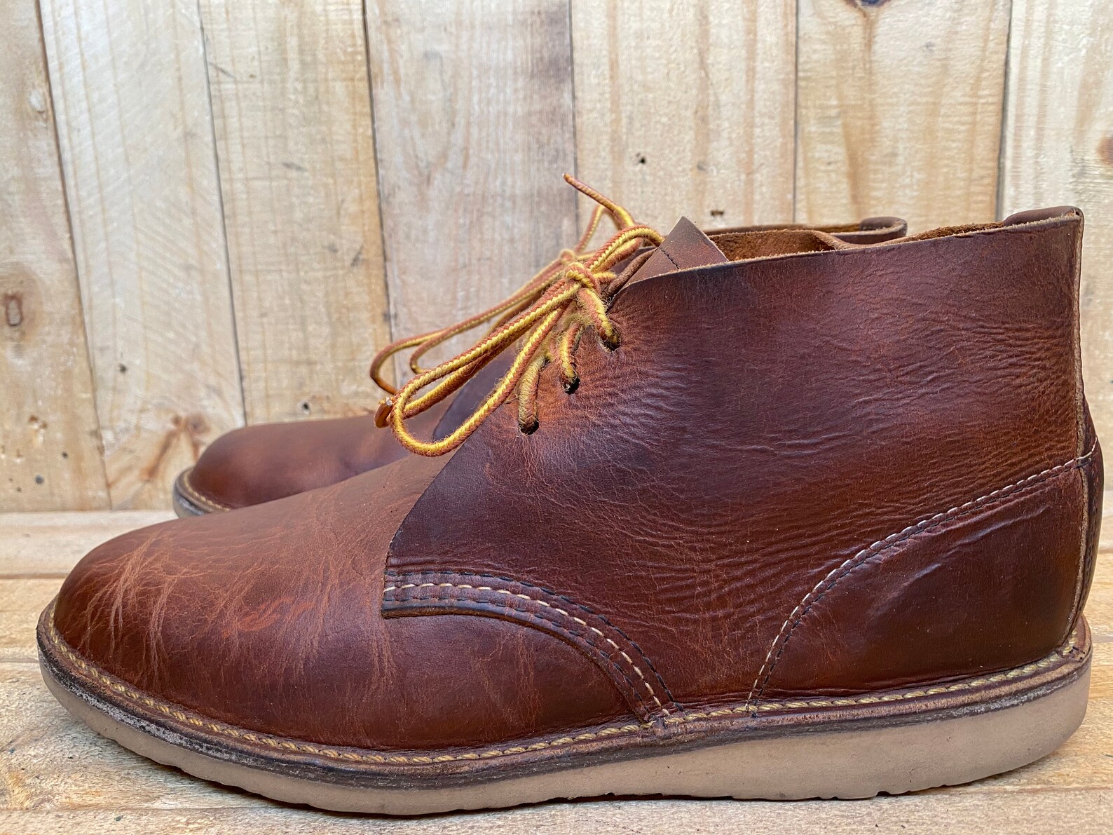 red wing weekender chukka copper rough and tough