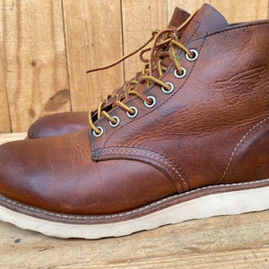 Red Wing Heritage 9111 Runde Toe Kupfer rau und robust Größe: 8 D 