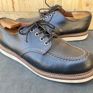 Red Wing Heritage Style 8106 Classic Oxford in Black Chrome 
