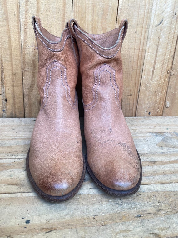 Frye Short Billy Western Cowgirl Boots Women’s Si… - image 2