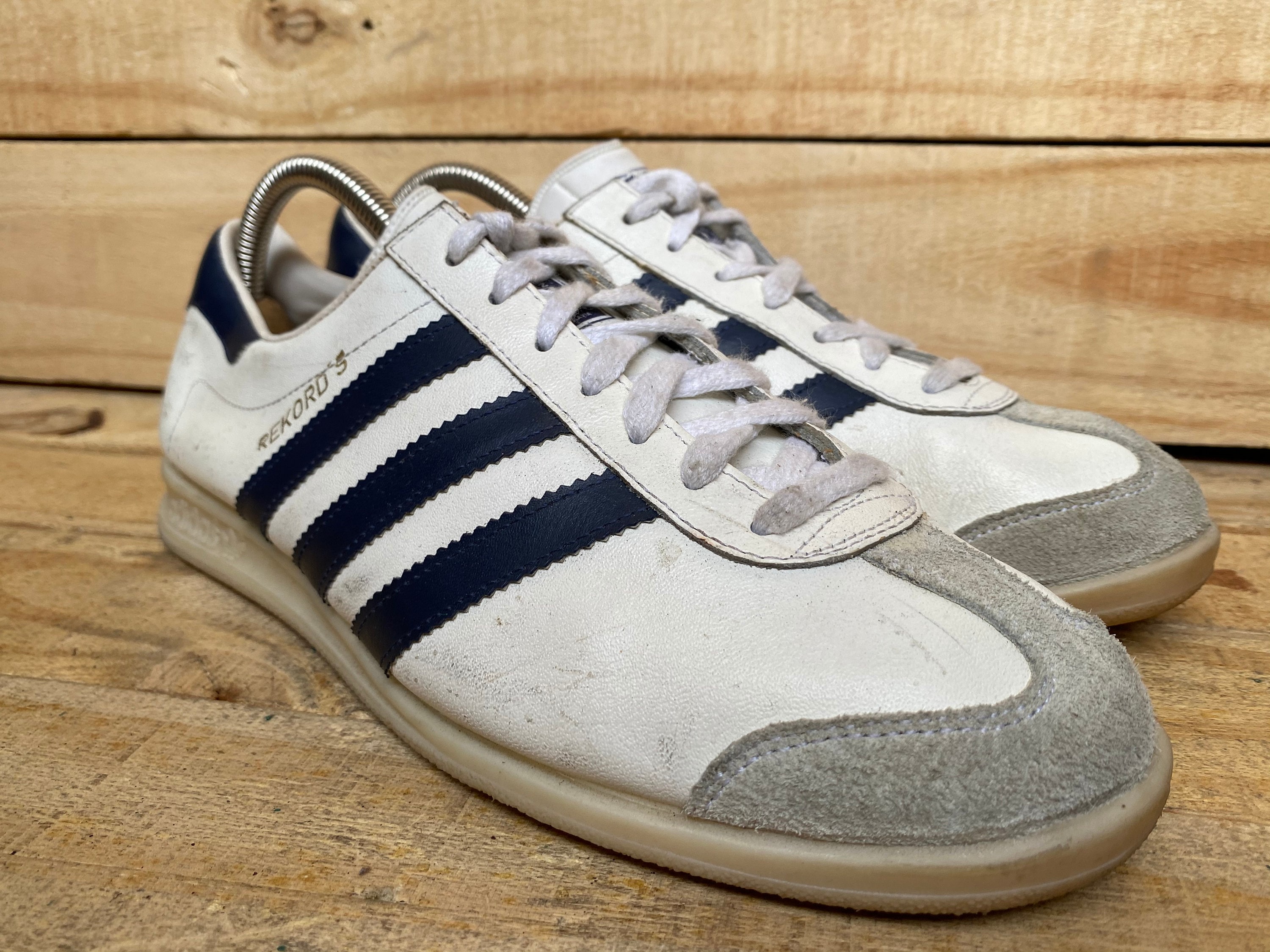 Vtg Adidas REKORD S Made in Yugoslavia White Men Sz UK 8.5 - Etsy 日本