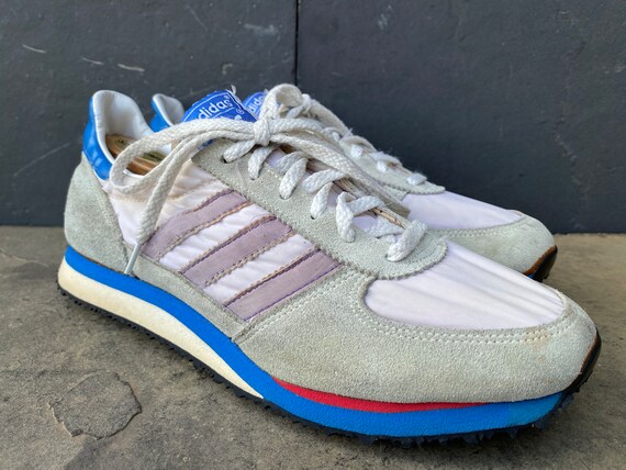 Deadstock Vintage 80 s Adidas Multicolor Hecho en Taiwan Jogging Sz Reino Unido 9 EE.UU. 9.5 Etsy Mexico
