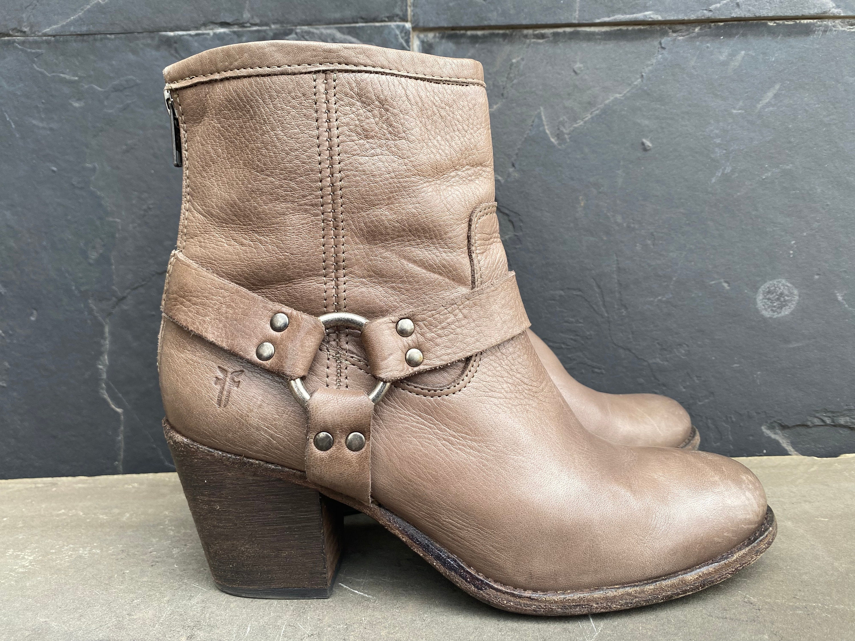Frye Harness Boots Etsy Canada