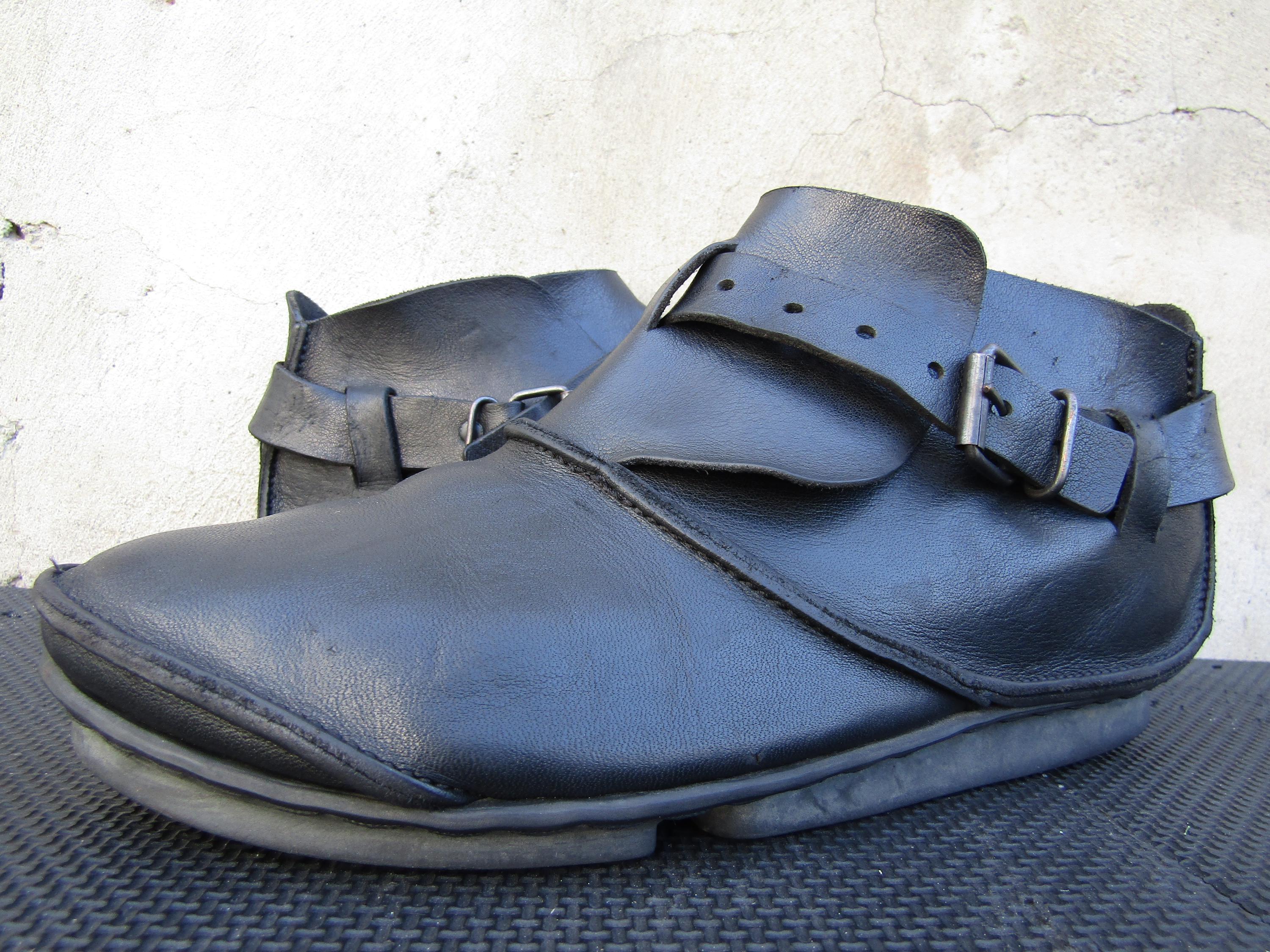 Trippen ★goblet39 Trippen ZigZag Leather Sandals | Black | TOAST