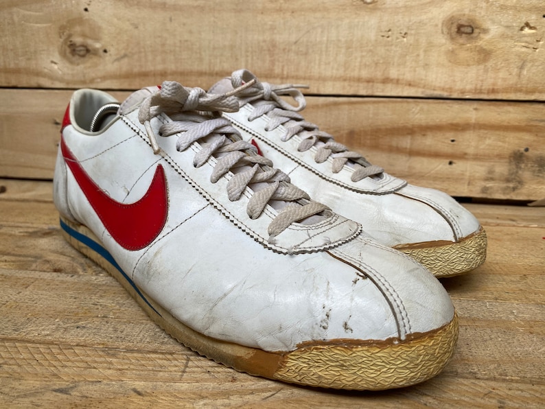 1982 Nike Cortez Vintage Running Shoes Forrest Gump Korea Sz - Etsy