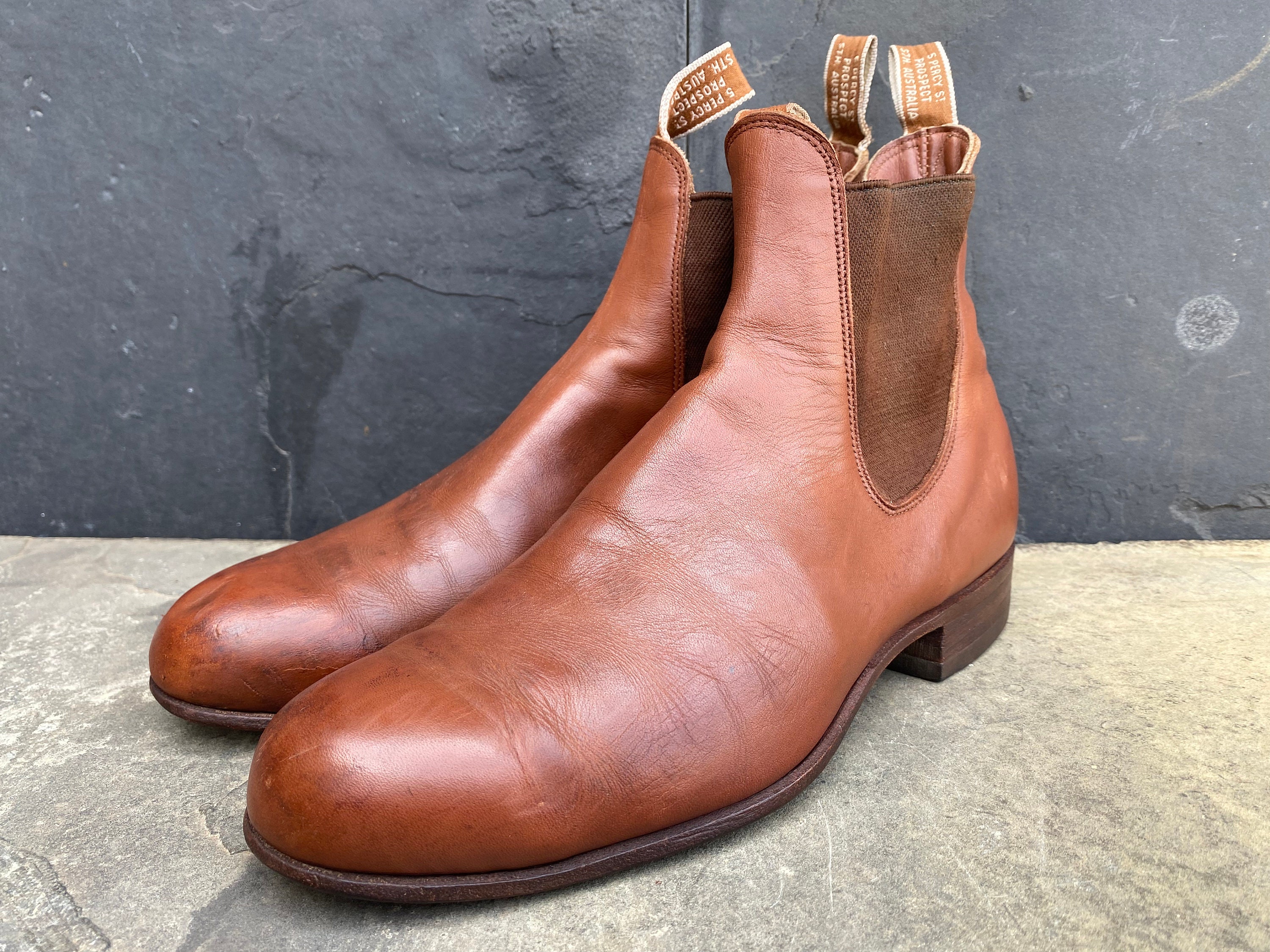 1970s Original RM Williams Boots / Vtg Leather Western Boots / 